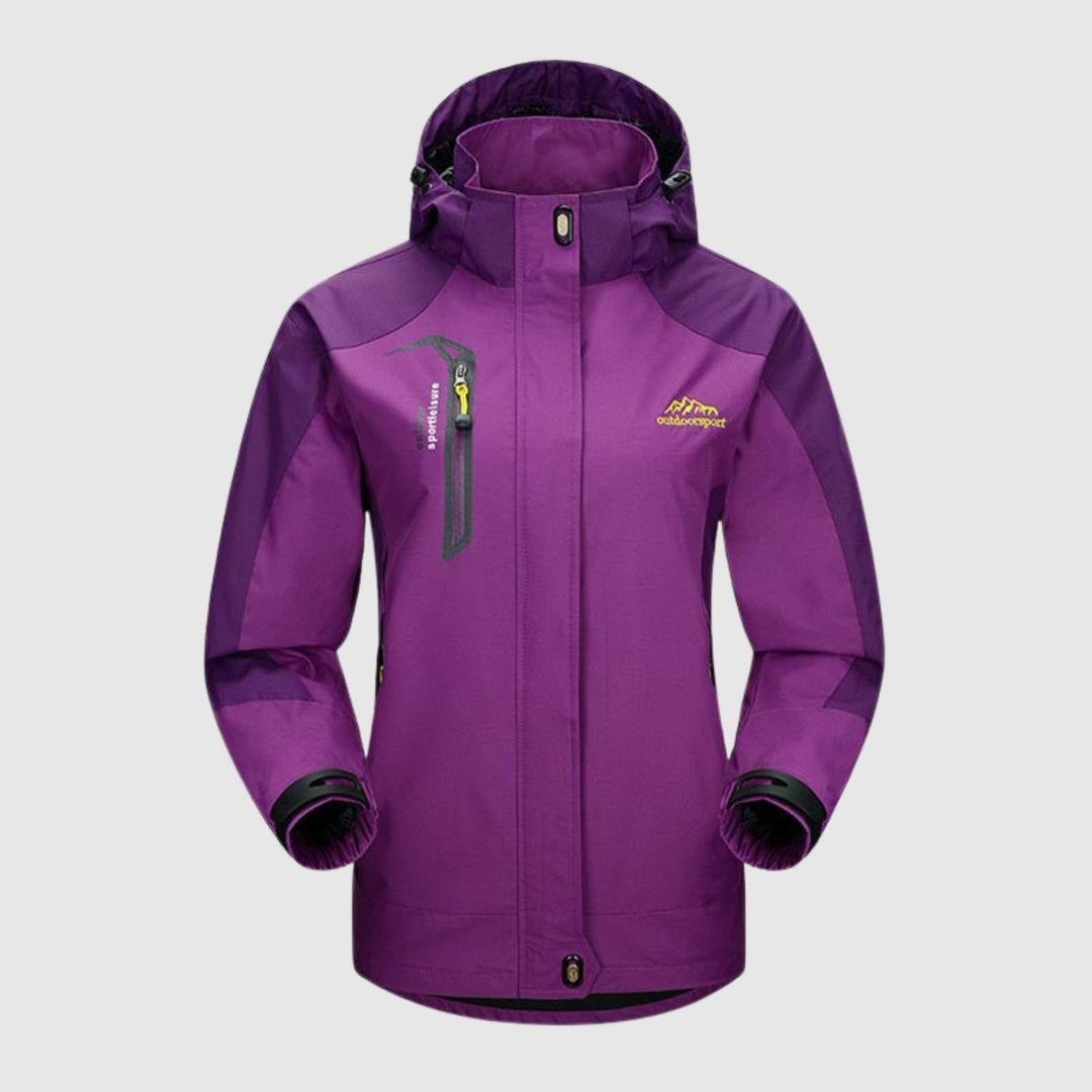 Libuše – Softshellová bunda na turistiku s odnímatelnou kapucí