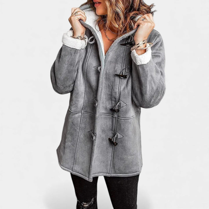 Andrea – Lehký zimní kabát s kapucí