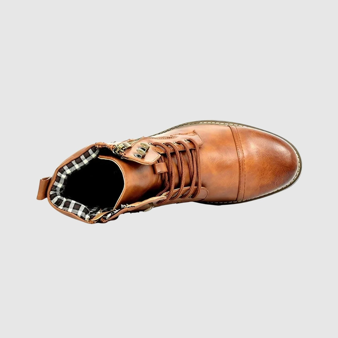 Libuše - Kožené boty se šněrováním