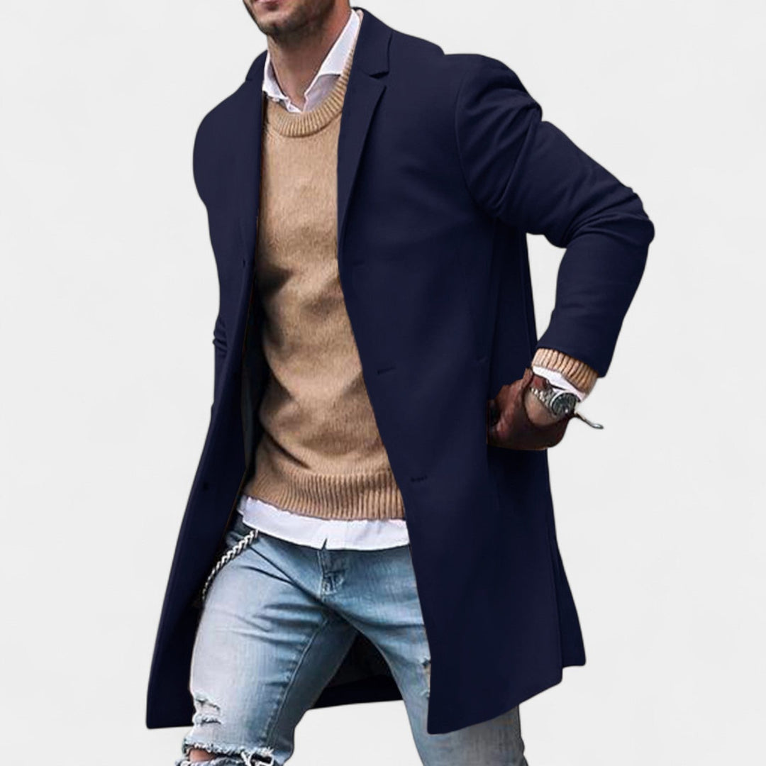 Daniel – Elegantní pánský kabát s klopou