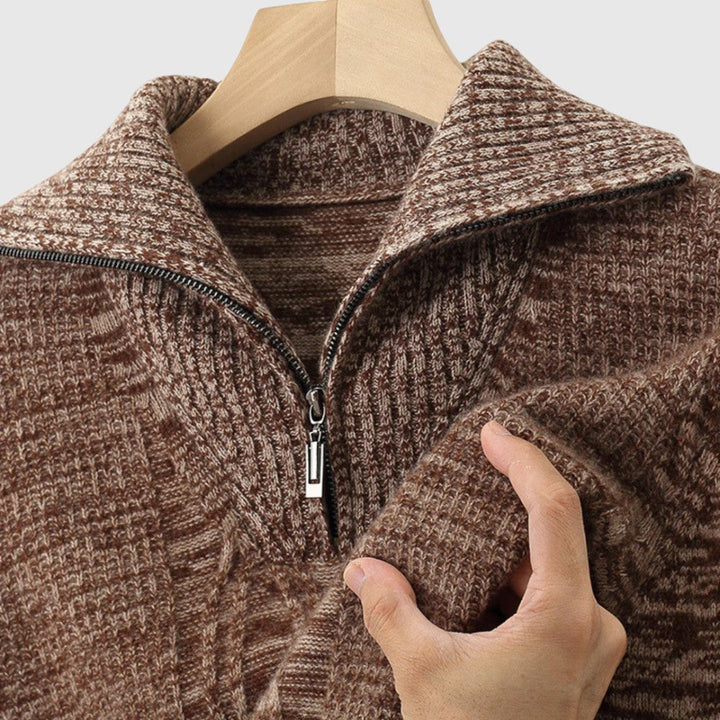 Libuše- Camisola s zipem Taranto Merino Wool