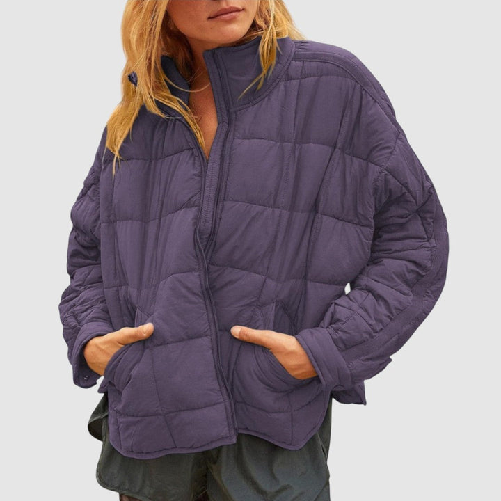 Gabriela - Lehká kompaktní prošívaná bunda na zip