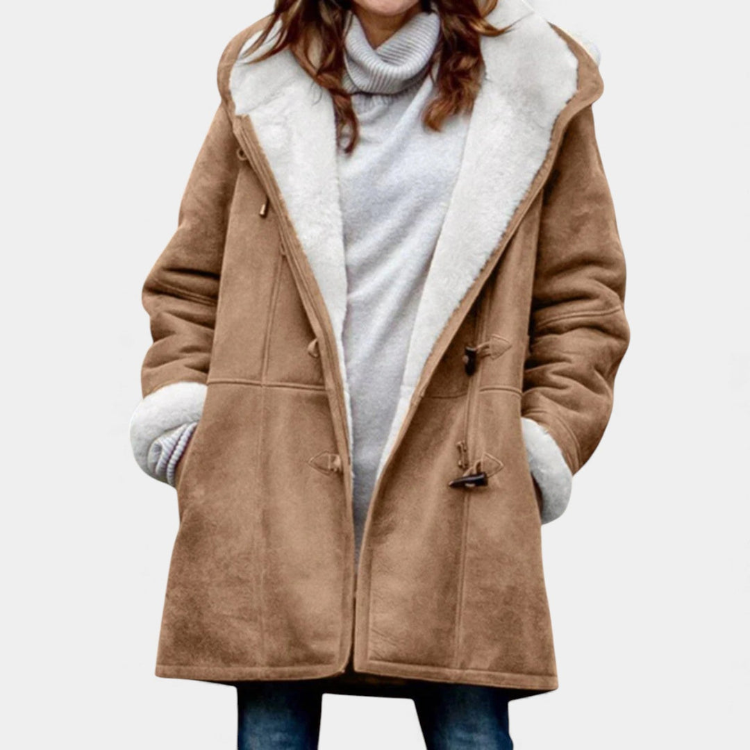 Andrea – Lehký zimní kabát s kapucí