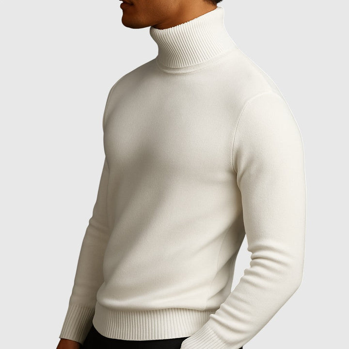 ARLO - Svetr z merino vlny s vysokým límcem