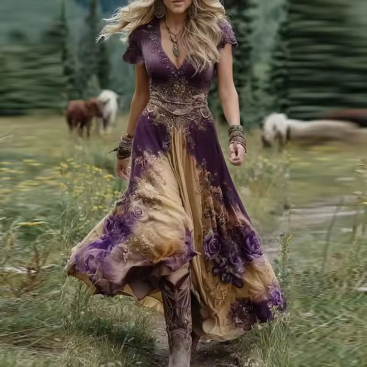 Celestine – Elegantní vyšívané šaty