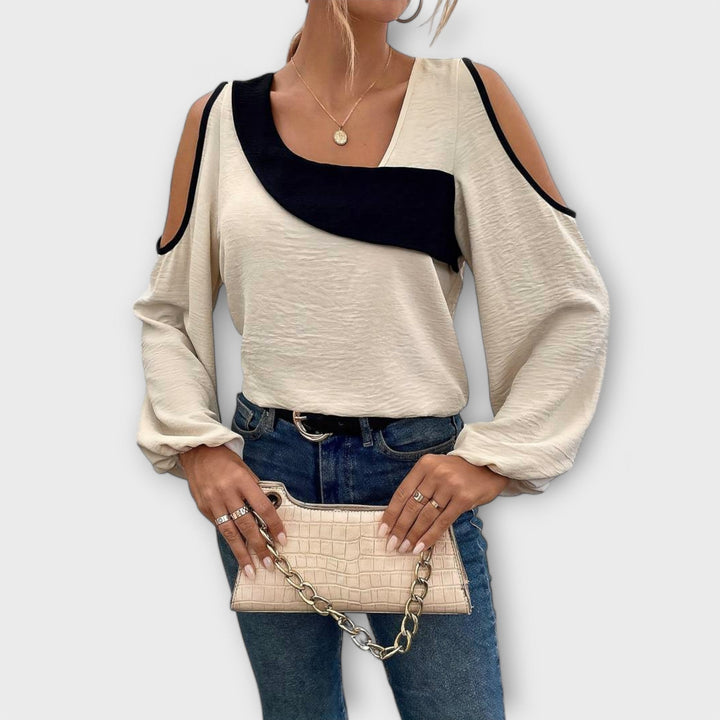 Scarlett - Blůza s čtvercovým výstřihem