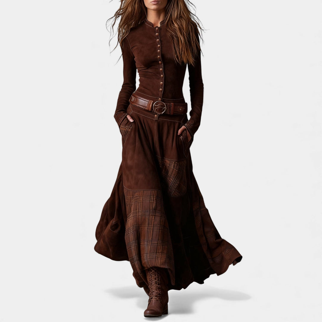 Helena – Vintage maxi šaty