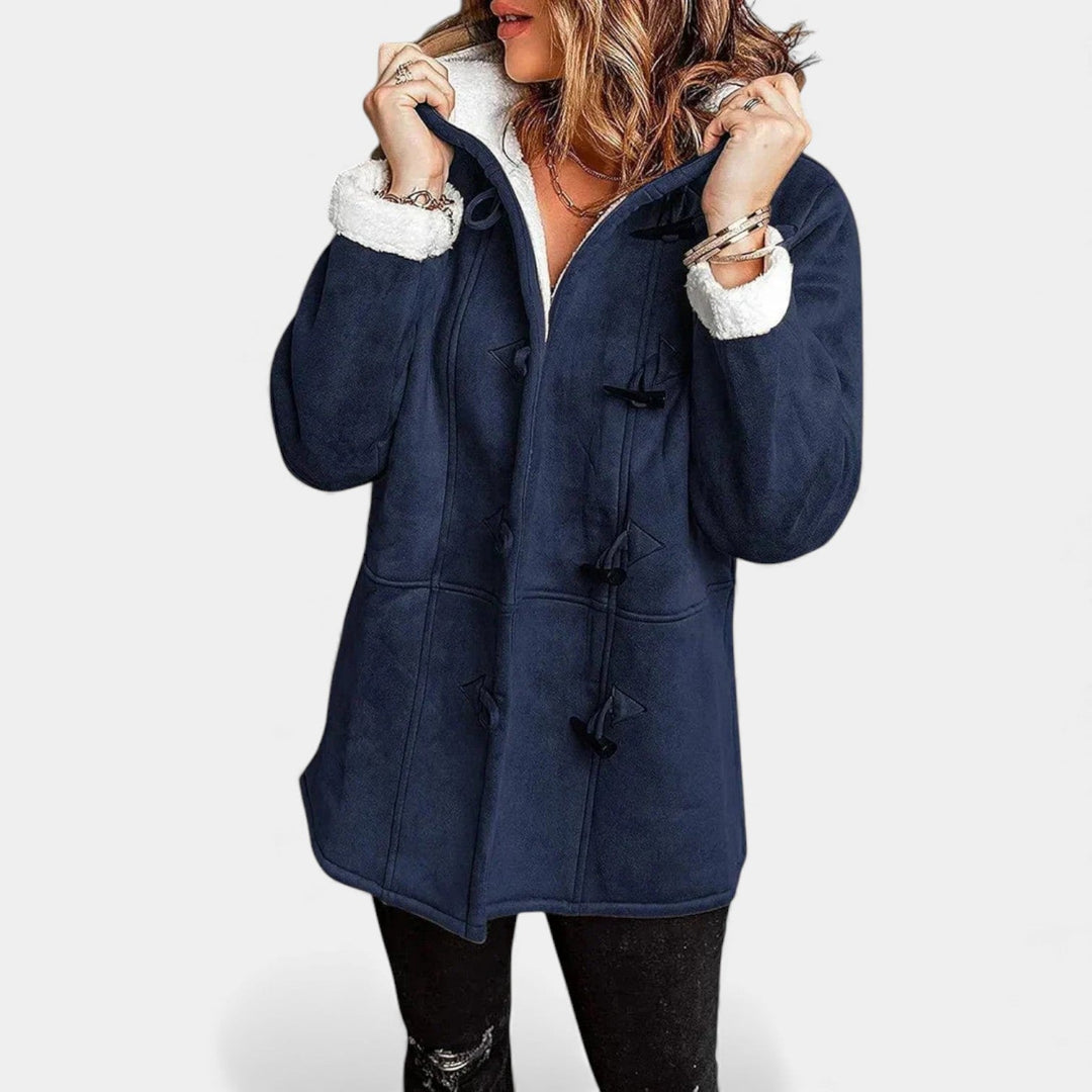 Andrea – Lehký zimní kabát s kapucí