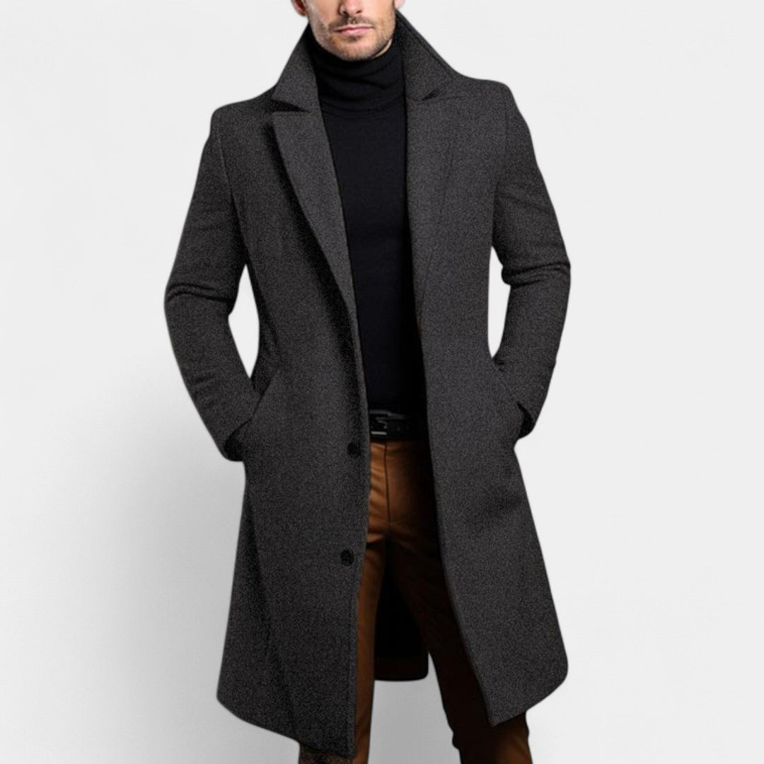 Adam – Elegantní pánský kabát s klopou